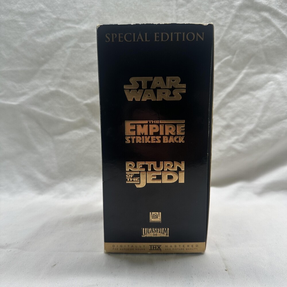 Vintage Star Wars Trilogy Special Edition VHS 3 Tape Box Set 1997 THX Fox Video